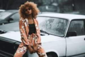 girl fashion gucci photoshoot