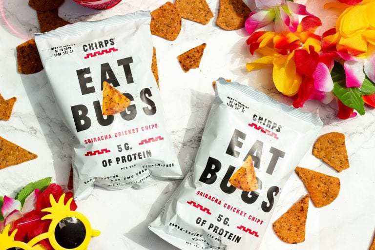 Chirps Chips flavored bags of chips