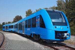 train powered by hydrogen