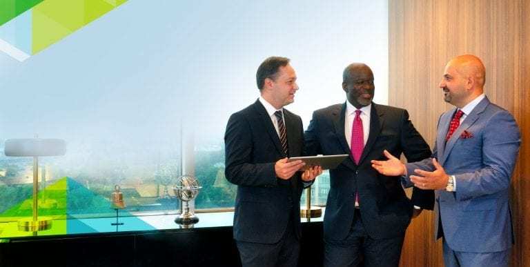 Dennis Mitchell (Middle), CEO of Starlight Capital