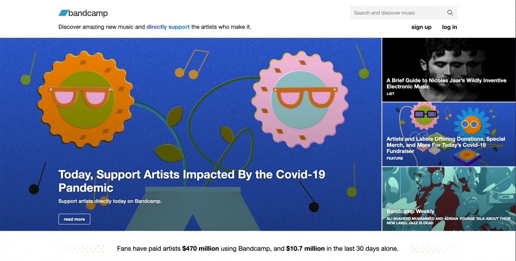 bandcamp fees