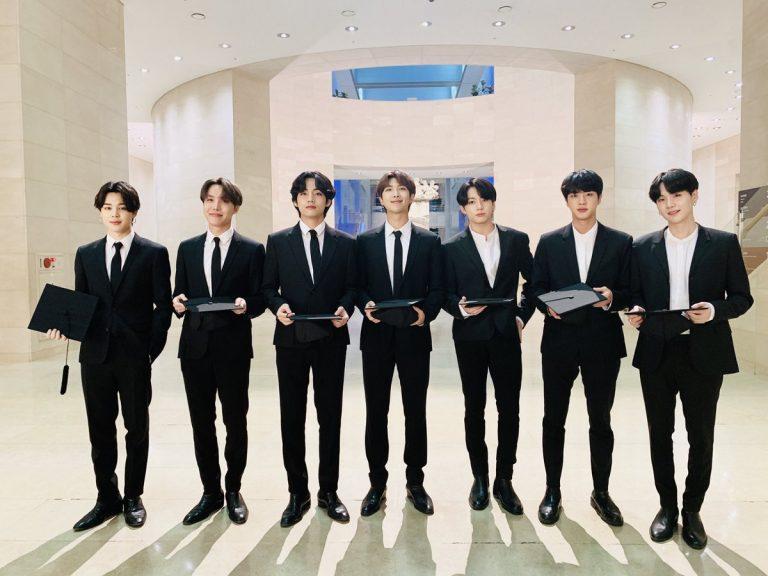 BTS at Dear Class of 2020