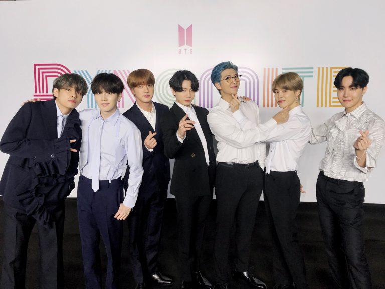 BTS at Dynamite Press Conference