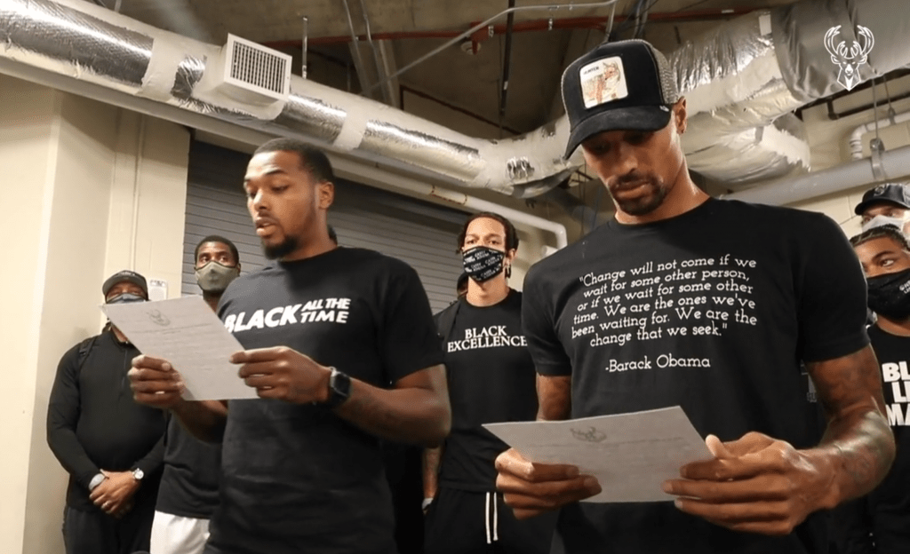 nba playoffs protest