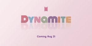 New BTS Single, Dynamite