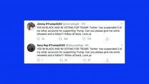 black support for trump