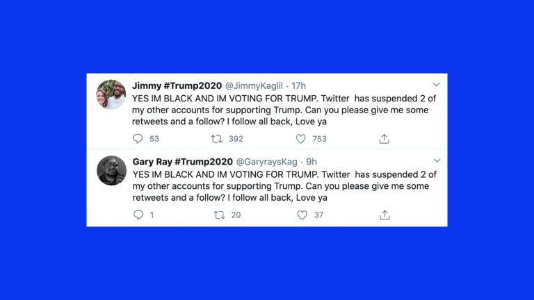 black support for trump