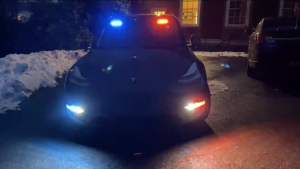 Tesla Police Car