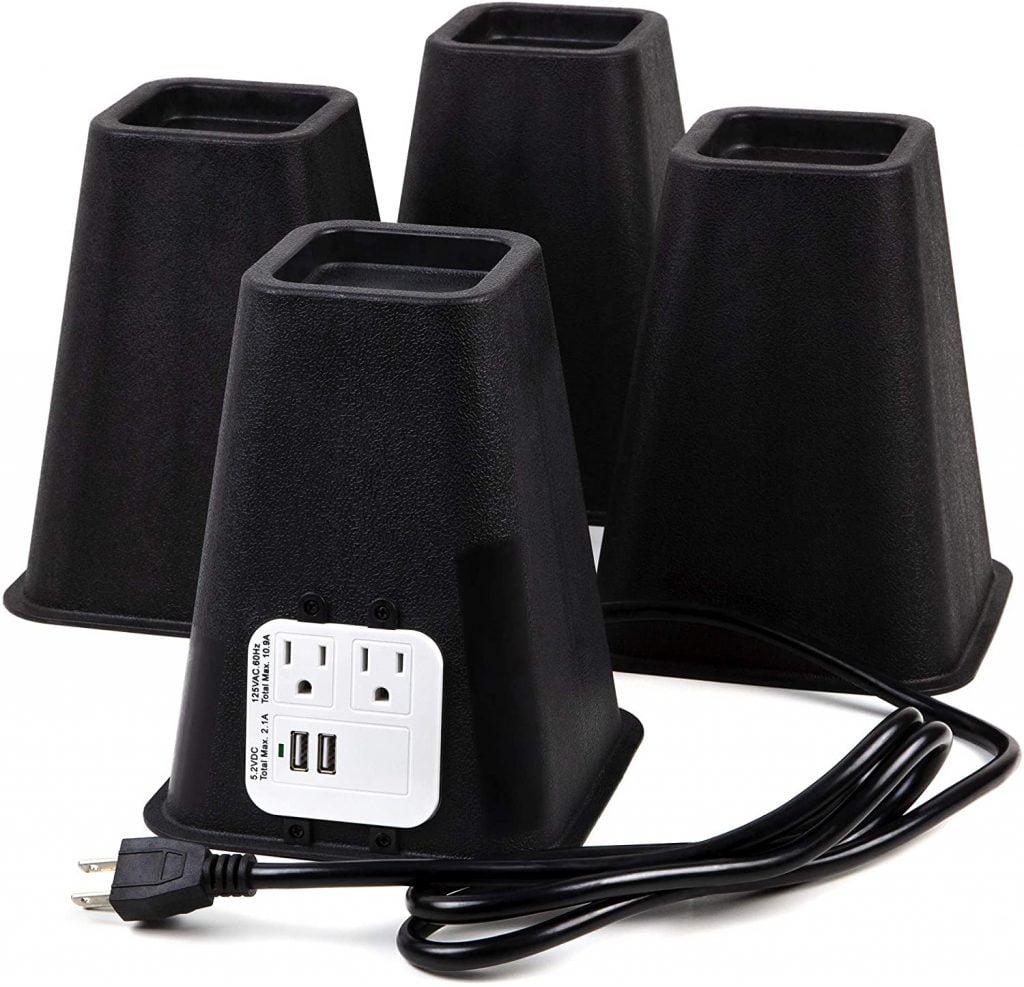 HOLDN’ Storage Store 7.25-Inch Bed Risers