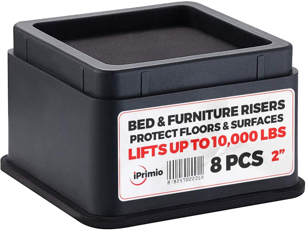 iPrimio Bed and Furniture Risers 2 Inch