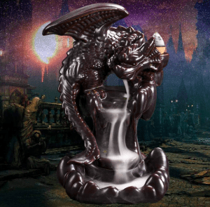 dragon backflow waterfall incense burner