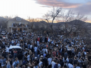 CU Boulder party