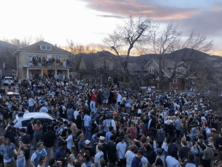 CU Boulder party