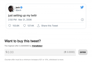 tweet as an nft