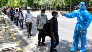 Covid health checks in India