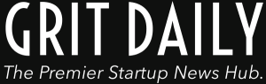 Grit Daily White horizontal logo