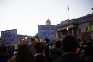 Russia Ukraine Protests