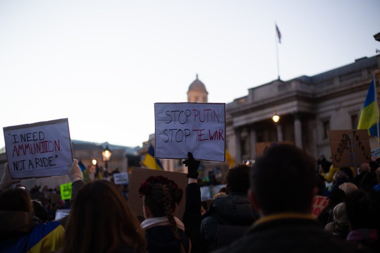 Russia Ukraine Protests