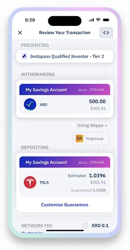 Radix DeFi development