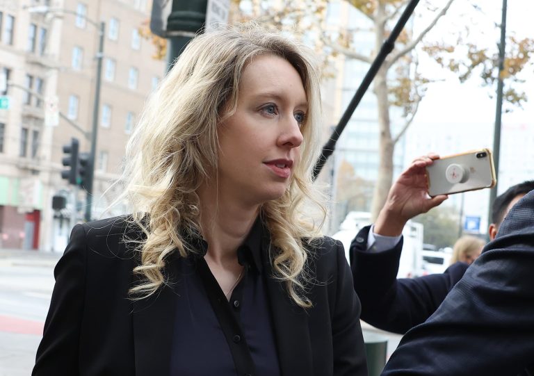 Elizabeth Holmes being order to go to prison