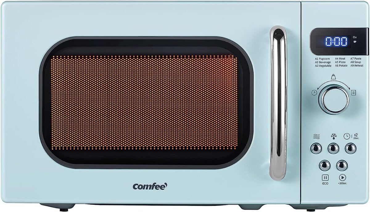 COMFEE' Retro Small Microwave
