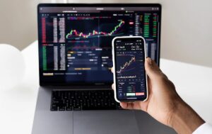 phone and screen