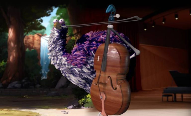 AI bird plays cello like a virtuoso