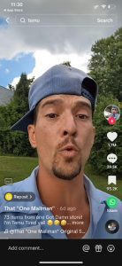 Temu mailman goes viral
