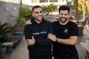 Nima Vali Rajabi, CEO (left) & Francisco Arias, CTO (right). Photo via Magic Feedback.
