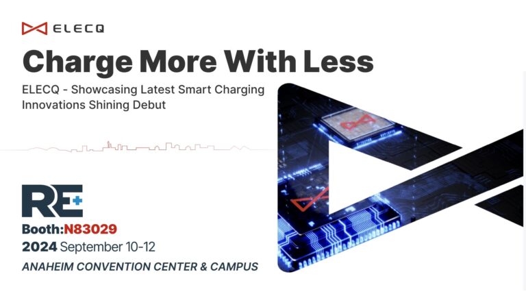 Elecq Showcases Sustainable Smart Charging Solutions at RE+ 2024
