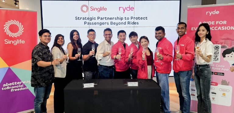 Ryde Partners with Singlife to Boost Ride-Sharing Safety in Singapore