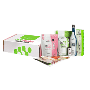 A premium selection of Sisel International wellness products, including SpectraMAXX, and an electric frother, beautifully arranged in the Sisel Gut Health Starter Pack. This science-driven supplement kit is designed to support digestive health and overall well-being, offering a lucrative business opportunity for entrepreneurs in the wellness industry.