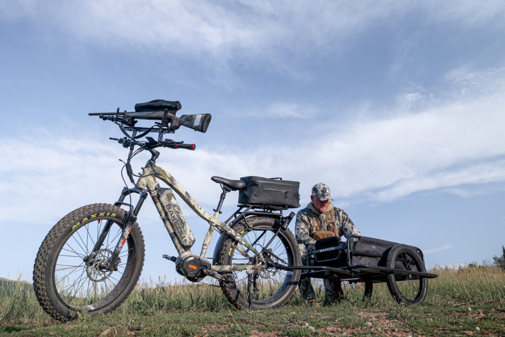 Backou Electric Hunting Bike With Trailer