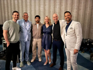 Darren and Mike with fellow industry professionals, highlighting a mentorship-driven and people-first approach to ethical network marketing.