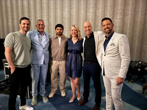 Darren and Mike with fellow industry professionals, highlighting a mentorship-driven and people-first approach to ethical network marketing.